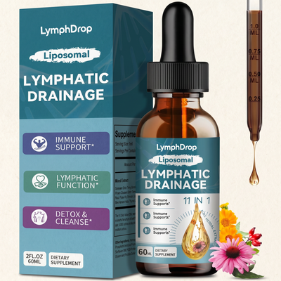 LymphDrop™ Liposomal Lymphatic Drainage Drops