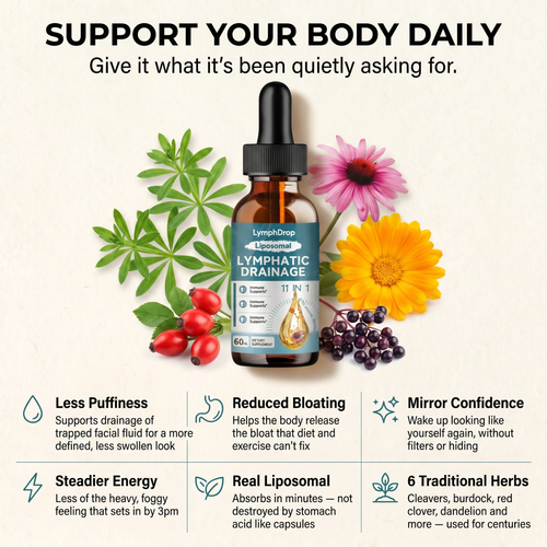 LymphDrop™ Liposomal Lymphatic Drainage Drops